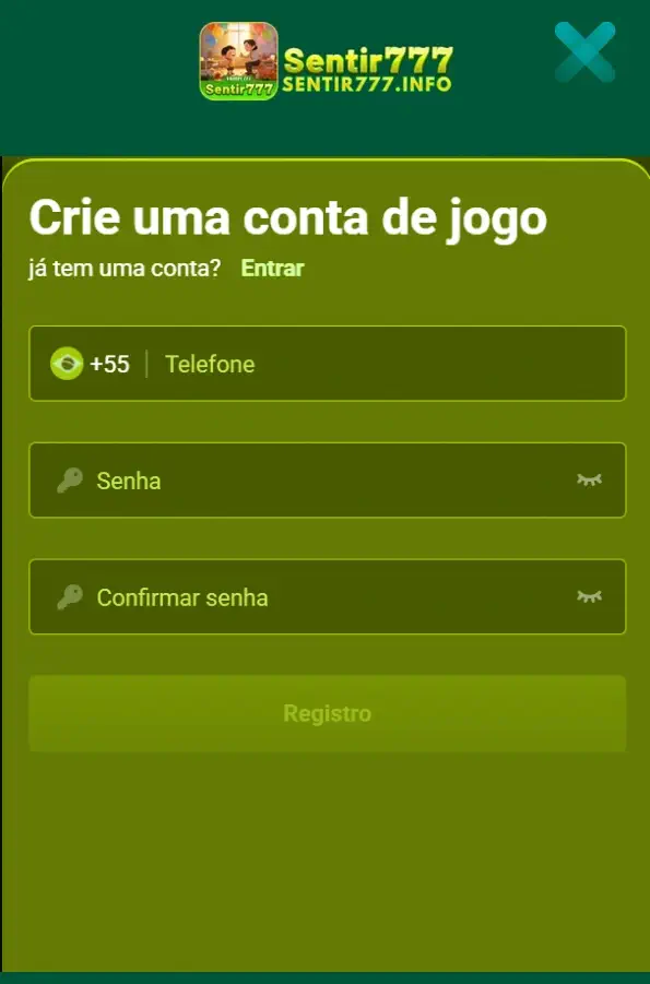 Registro SENTIR777